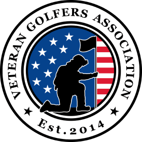 Veteran Golfers Association established 2014 logo.